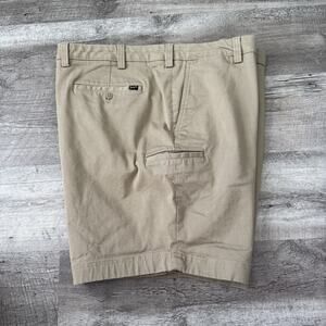 Duluth Trading DuluthFlex Ballroom Shorts Mens 44 Khaki Roomy Utility Fit